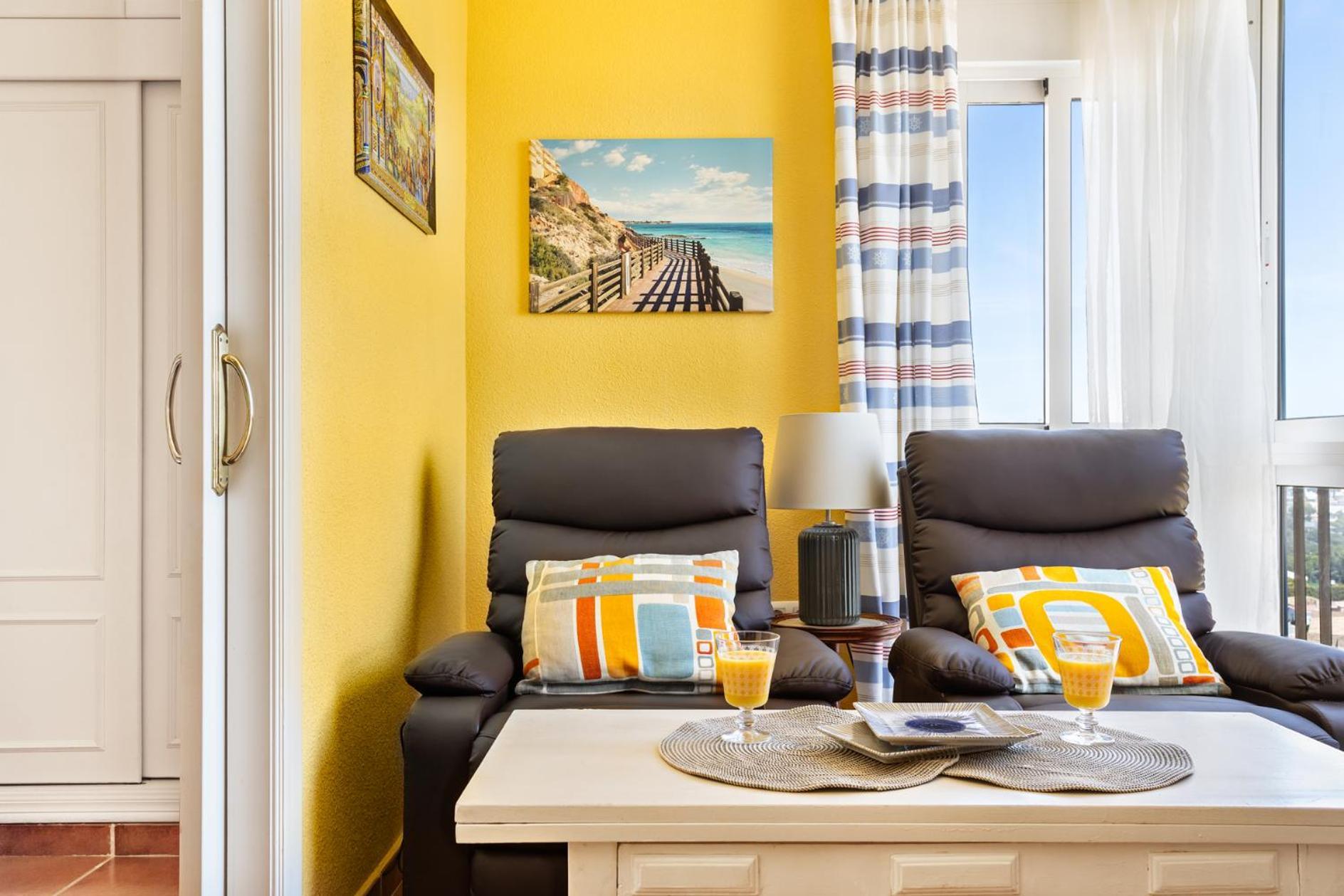 Cosy, Seaview Apartment, Close To Beach And Bars -Edificio Rhin Campoamor Exterior photo